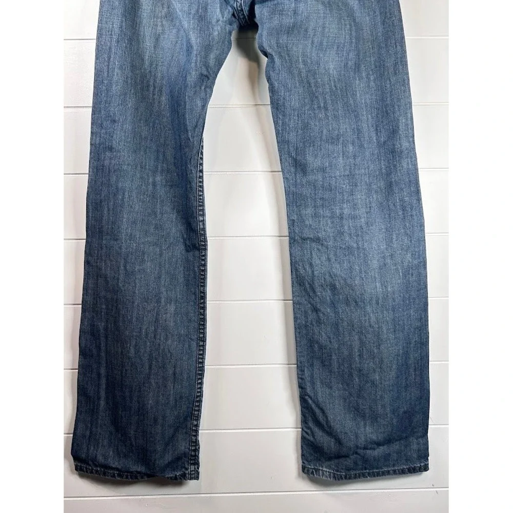 Levi's 514 Straight Fit Denim Jeans‎ Blue Mens Size 34x32